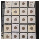 1910-1939 Wheat Penny Coin Collection