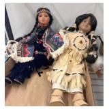 Two Limited Edition Porcelain Dolls