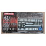 Ultra Steel 40-Piece Socket Set