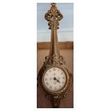 Gold Plastic Wall Clock by Thomas Interiors