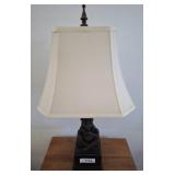 Bronze-Style Monkey Lamp With Shade, 26 Inches