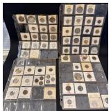 Coins in Plastic Display Sleeves