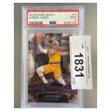 2019 Panini Select LeBron James PSA 9 Card