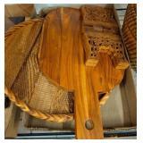 Wooden and Woven Kitchen Items