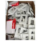 Legrand White Plastic Outlet Wall Plates Lot