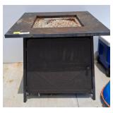 Black Metal Propane Fire Pit r1 right