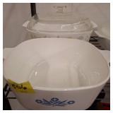 Two CorningWare Dishes with Lids