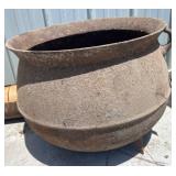Cast Iron Cauldron with Handle and Tripod Base