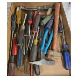 Hand Tools Including Screwdrivers and Hammers