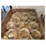 12 Winter Scene Lowball Glasses