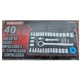 Ultra Steel 40-Piece Socket Set