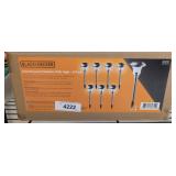 Black+Decker Solar Path Lights, 8-Pack