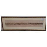 Framed Panorama Print of Home Defense View, 1916