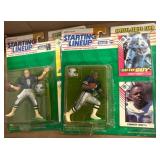 Starting Lineup NFL Figures and Cards Lot