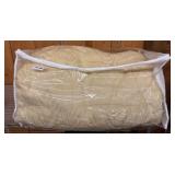 King-Size Yellow Patterned Comforter in Bag