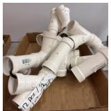 12 PVC 1 1/2-Inch Wye Fittings