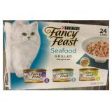 Purina Fancy Feast Grilled Seafood Cat Food, 24 Ct