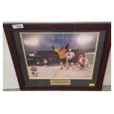 Framed Marco Sturm Signed Winter Classic Photo