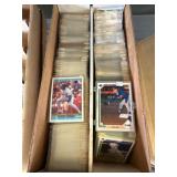 Baseball Trading Cards in Sorted Storage Boxes