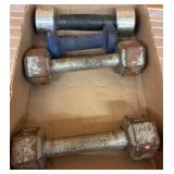 Dumbbells, Including Reebok and Cast Iron