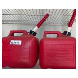 Two 2-Gallon Gasoline Containers