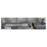 Gray PVC Conduits and Fittings Assortment