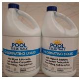Pool Essentials Chlorinating Liquid, 2 Bottles