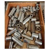 Chrome and Steel Socket Extensions