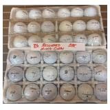 36 Recovered Mixed Golf Balls
