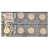 Seven Unauthenticated Coins