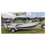2015 Alumacraft Boat, Yamaha Motor, EZLO Trailer