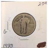 1925 Standing Liberty Quarter Coin