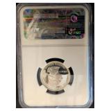1999-S Silver 25 Cent PF69 Ultra Cameo by NGC