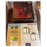 Two Sets of Wall Lantern Fixtures