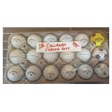 18 Callaway Chrome Soft Golf Balls in Carton