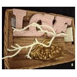 Decorative Items in Basket