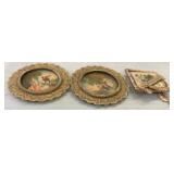 Decorative Frames With Romantic Scenes