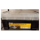 Titan 22-In. 3-Way Stackable Storage Tote