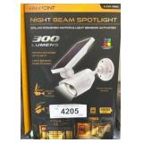 Solar Motion-Activated Outdoor Spotlight