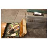 Two Tackle Boxes with Assorted Fishing Gear