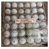 36 Recovered Mixed Golf Balls in Tray