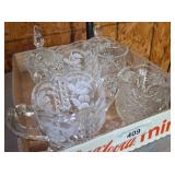 Pressed and Etched Glassware