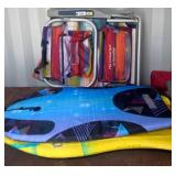 Tommy Bahama Beach Chair and 2 Boogie Boards c4