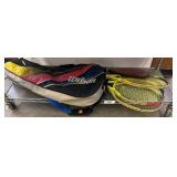 Wilson Tennis Bag with Assorted Tennis Rackets