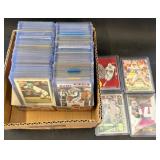 Sports Trading Card Collection in Sleeves