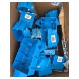 Blue Plastic Electrical Boxes