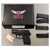 SCCY CPX-2CB 9mm Pistol with Magazines and Box