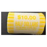 Circulated $10 Roll of Half Dollar Coins