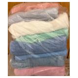 Bag of Assorted Towels in Multiple Colors