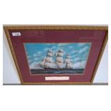 Framed Print of the Ship 